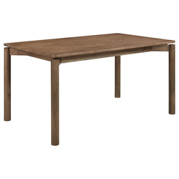 Parkridge 59-inch Wood Dining Set Natural Walnut