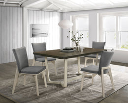Biloxi 71-inch Rectangular Dining Set Greyish Brown