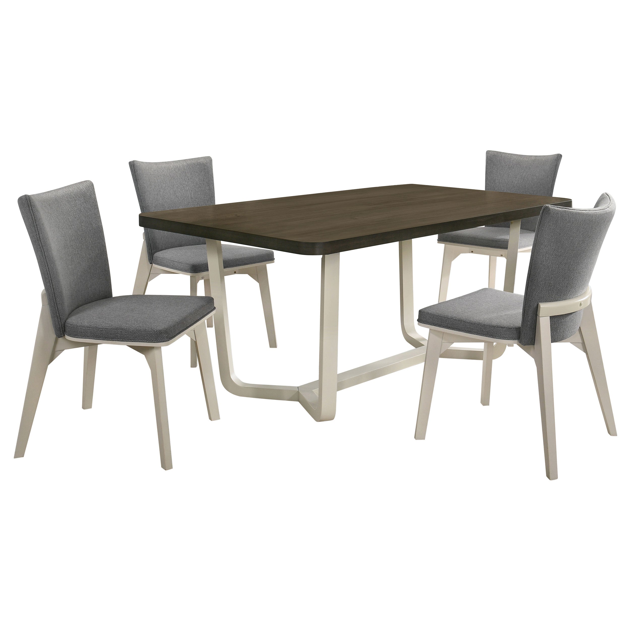 Biloxi 71-inch Rectangular Dining Set Greyish Brown