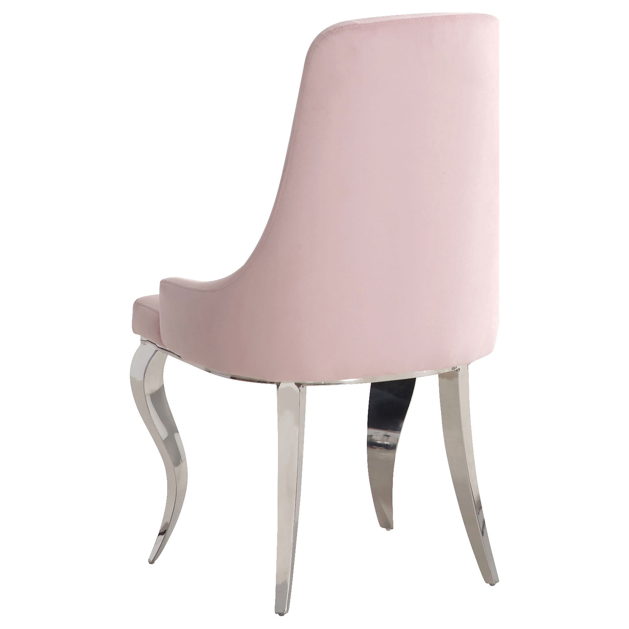 Antoine Velvet Upholstered Dining Side Chair Grey (Set of 2)