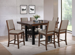 Patterson Counter Height Dining Set Mango Oak