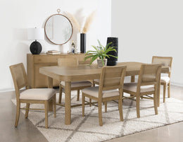 Arini Extension Leaf Dining Table Set Black
