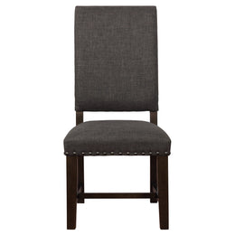 Twain Upholstered Dining Side Chair Beige (Set of 2)