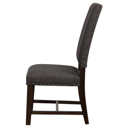 Twain Upholstered Dining Side Chair Beige (Set of 2)