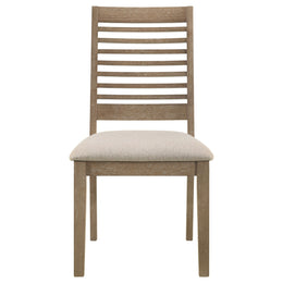 Scottsdale Wood Dining Side Chair Washed Brown (Set of 2)