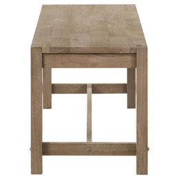 Scottsdale Wood Trestle Base Dining Bench Washed Brown