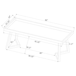 Beaufort Velvet Upholstered Dining Bench Steel Grey