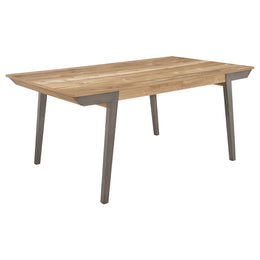 Nogales Rectangular Dining Table Set Coastal Grey