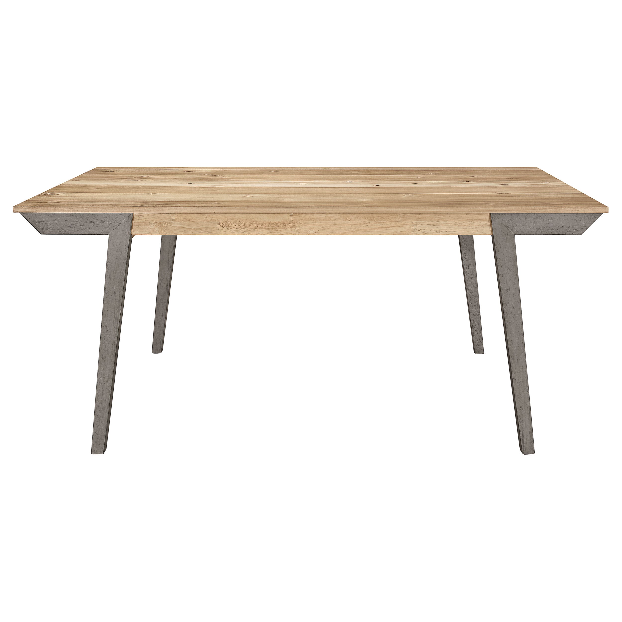 Nogales Rectangular Dining Table Set Coastal Grey