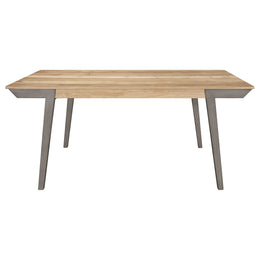 Nogales Rectangular Dining Table Set Coastal Grey