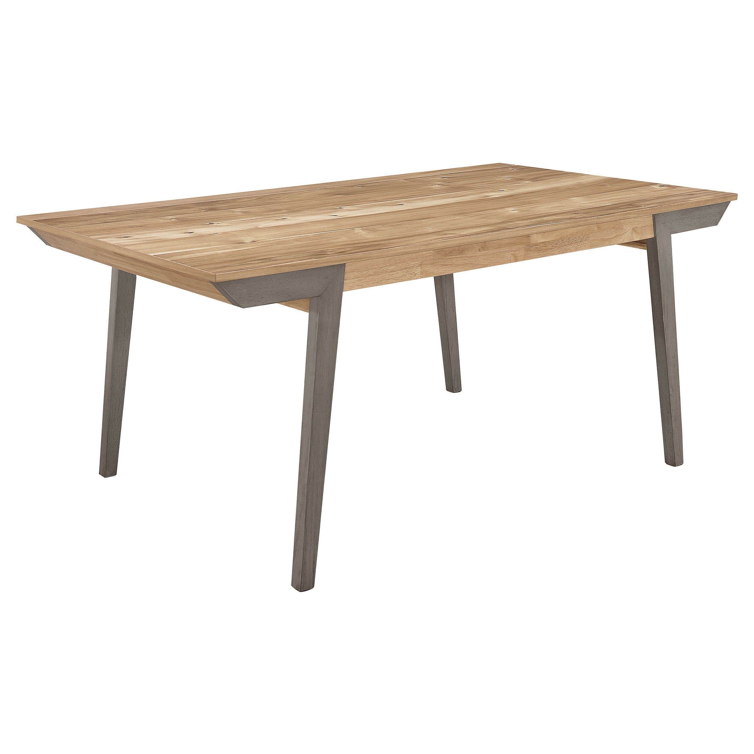 Nogales Rectangular Dining Table Set Coastal Grey