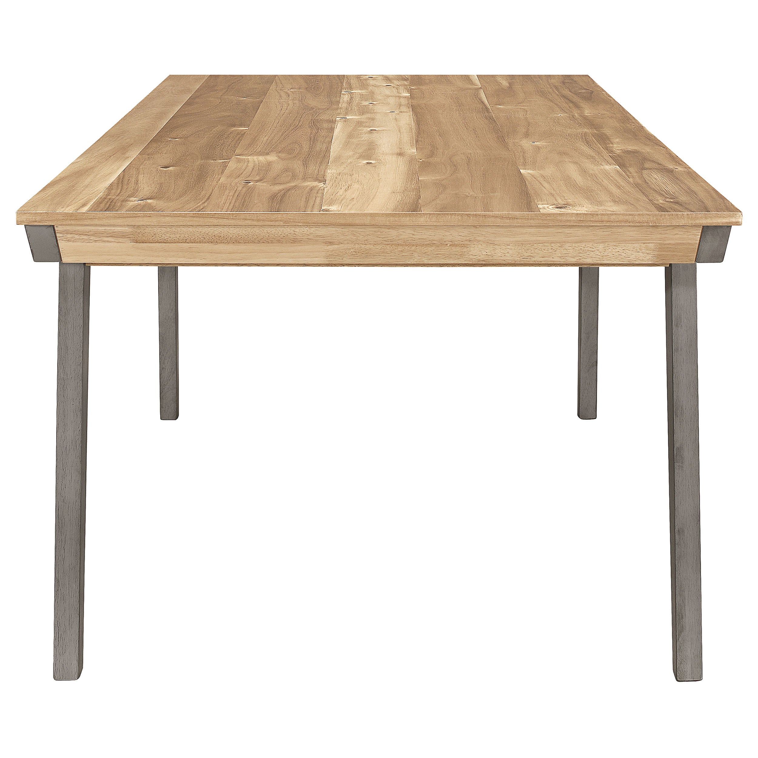 Nogales Rectangular Dining Table Set Coastal Grey