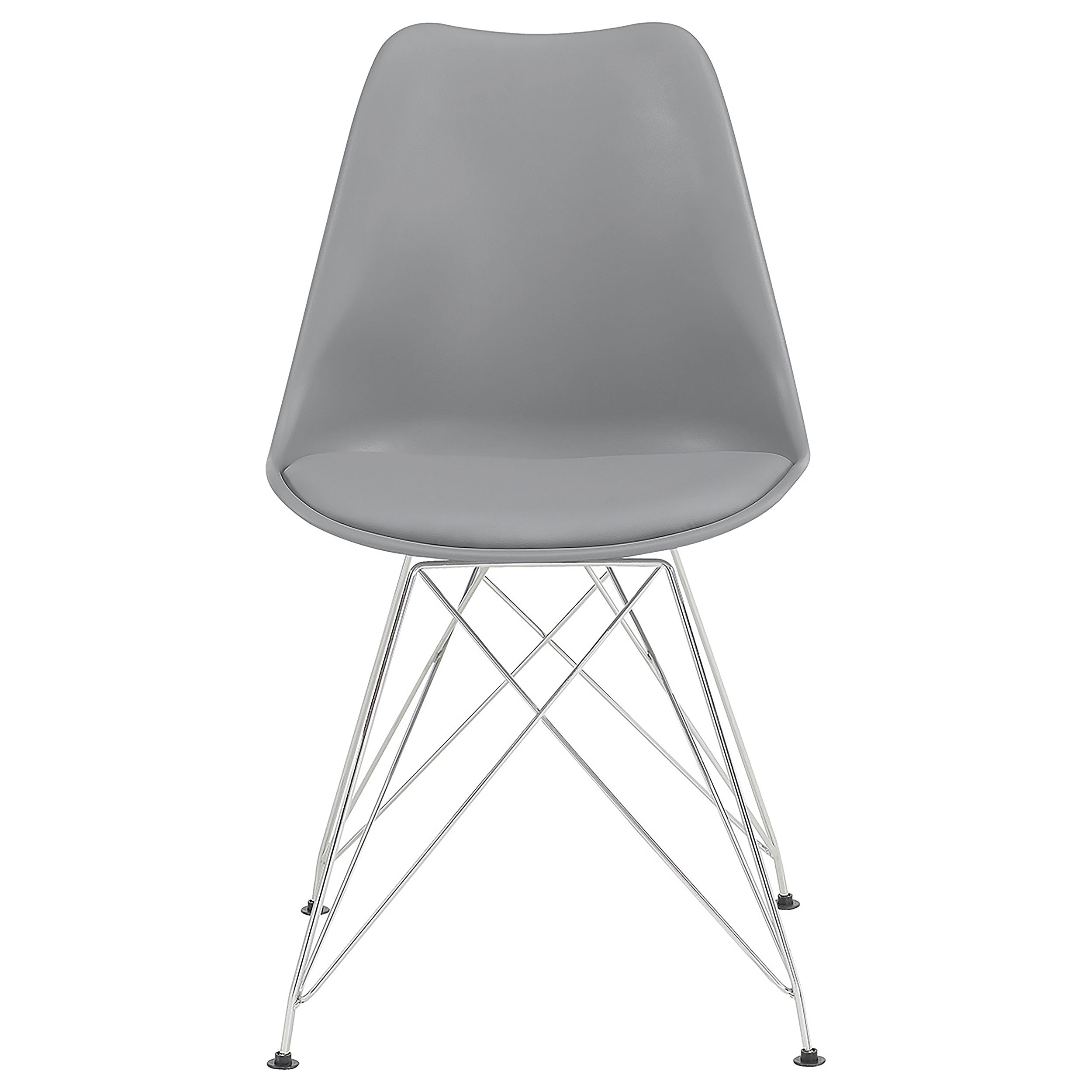 Juniper Polypropylene Dining Side Chair Black (Set of 2)