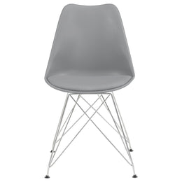Juniper Polypropylene Dining Side Chair Black (Set of 2)
