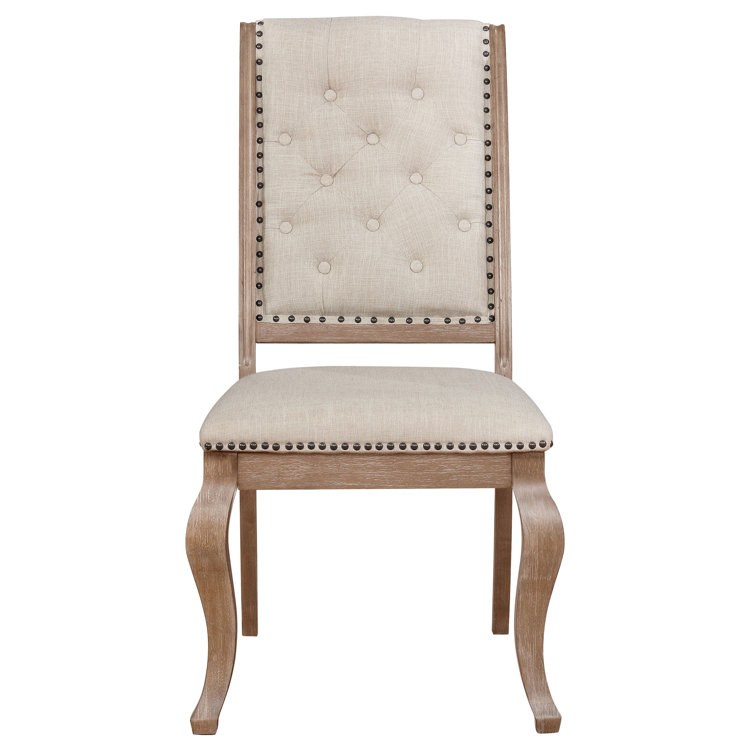 Brockway Upholstered Dining Chair Barley Brown (Set of 2)