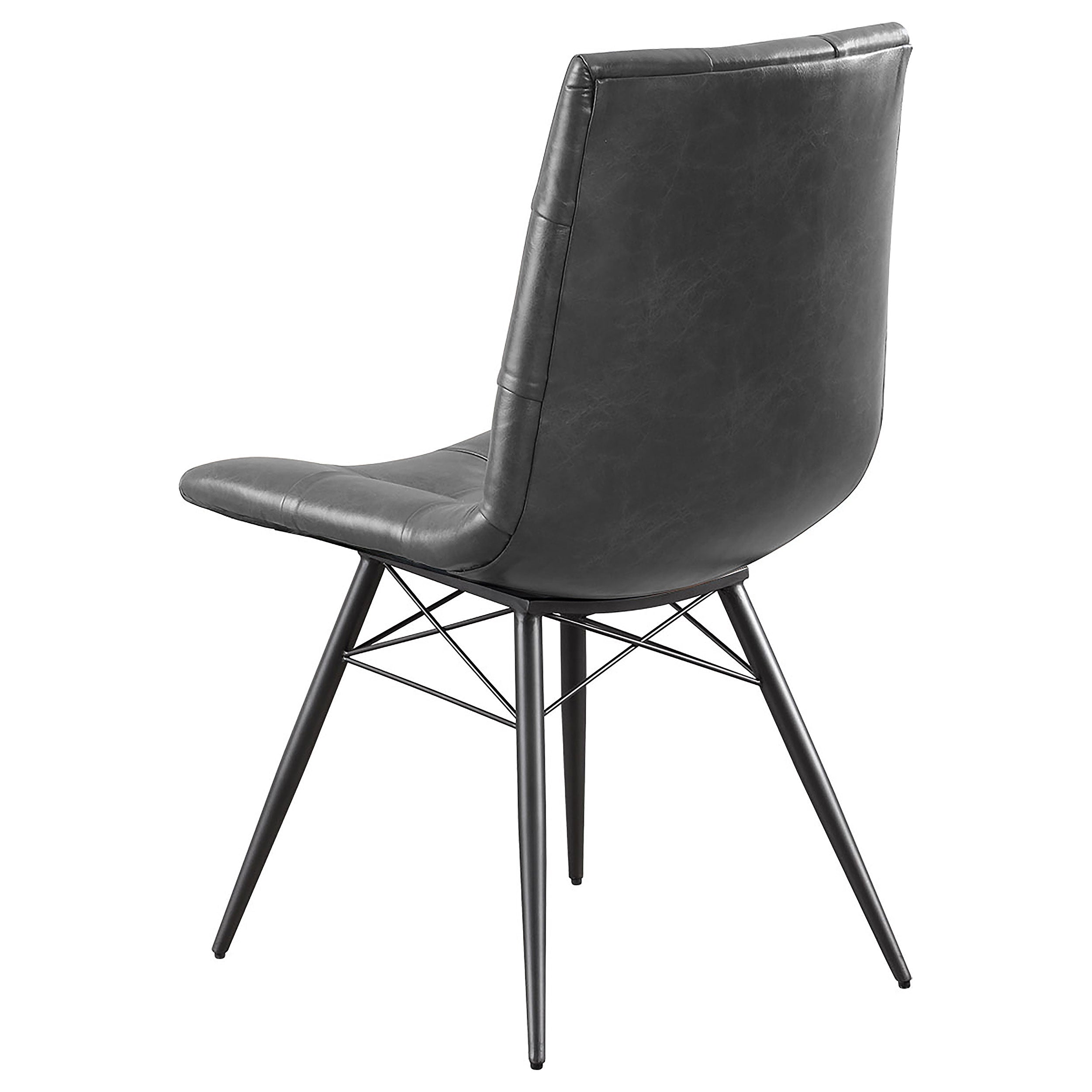 Aiken Upholstered Dining Side Chair Brown(Set of 4)