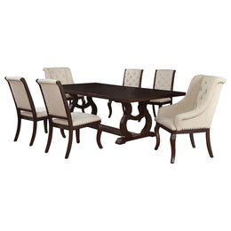 Brockway Extension Leaf Dining Set Antique Java