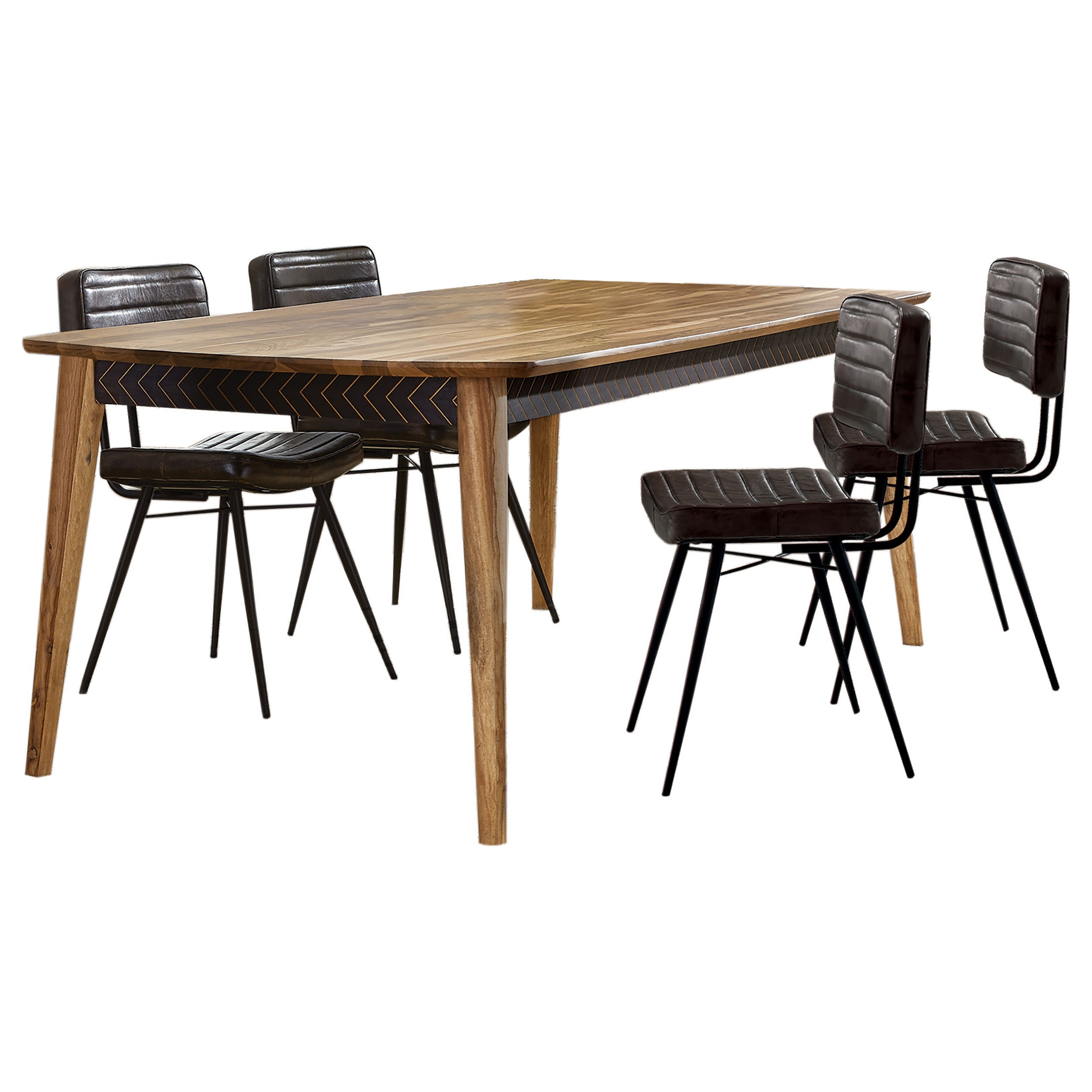 Partridge Counter Dining Set Sheesham and Camel