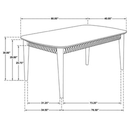 Partridge 60-inch Counter Height Dining Table Sheesham