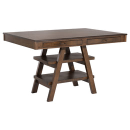 Dewey Rectangular Dining Table Set Walnut