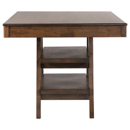 Dewey Rectangular Dining Table Set Walnut