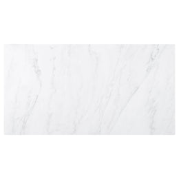 Sherry Rectangular Marble Top Dining Table Set Brown