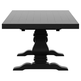 Florence 126-inch Extension Dining Table Set Beige