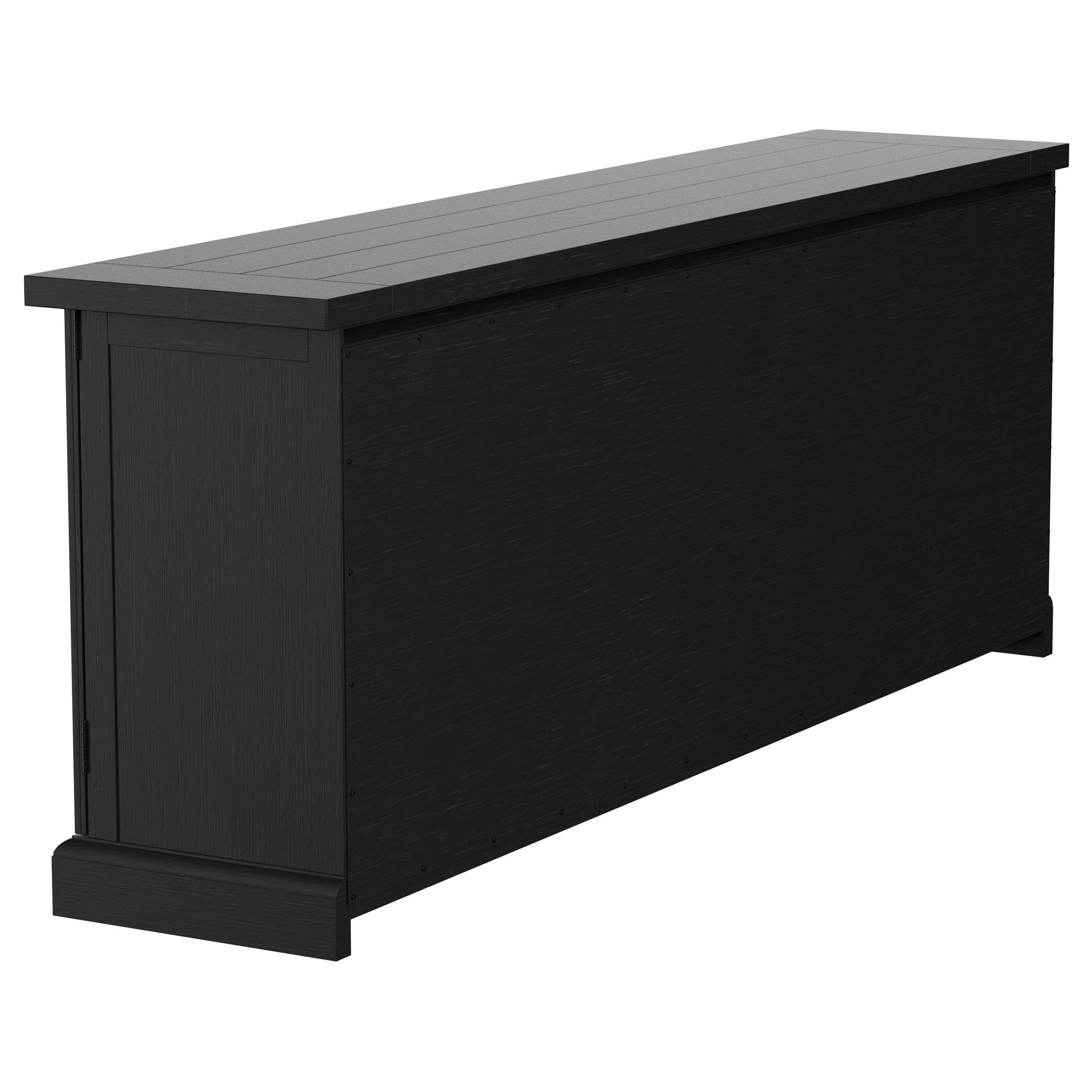 Florence 4-door Dining Sideboard Buffet Cabinet Rustic Honey