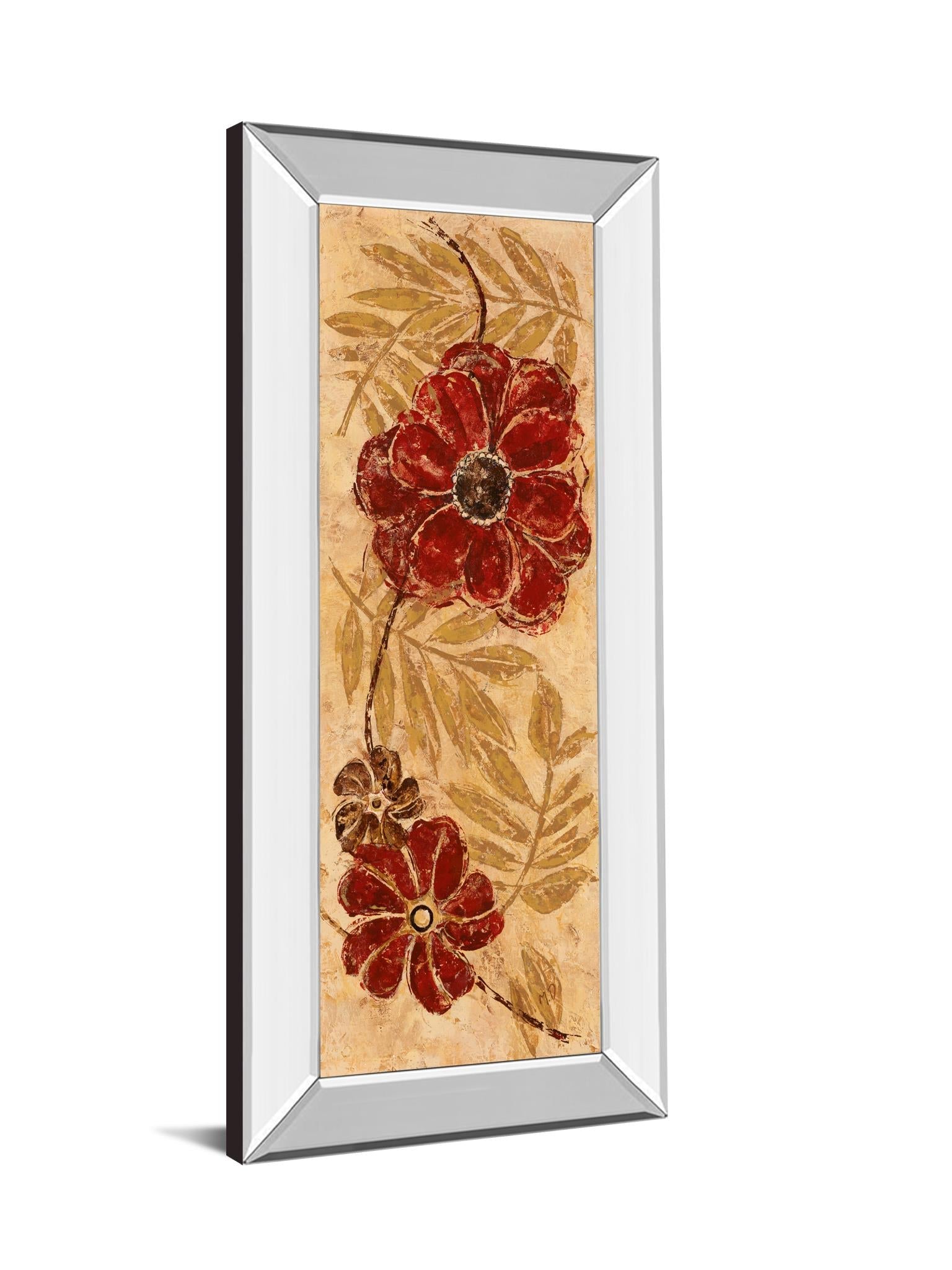 Mirrored Frame Touch Of Honey I By Maria Donovan 18X42 Mirror Frame Print