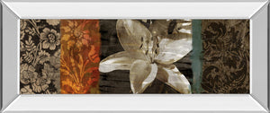 Mirrored Frame Evanescent I By Keith Mallet 18X42 Mirror Frame Print