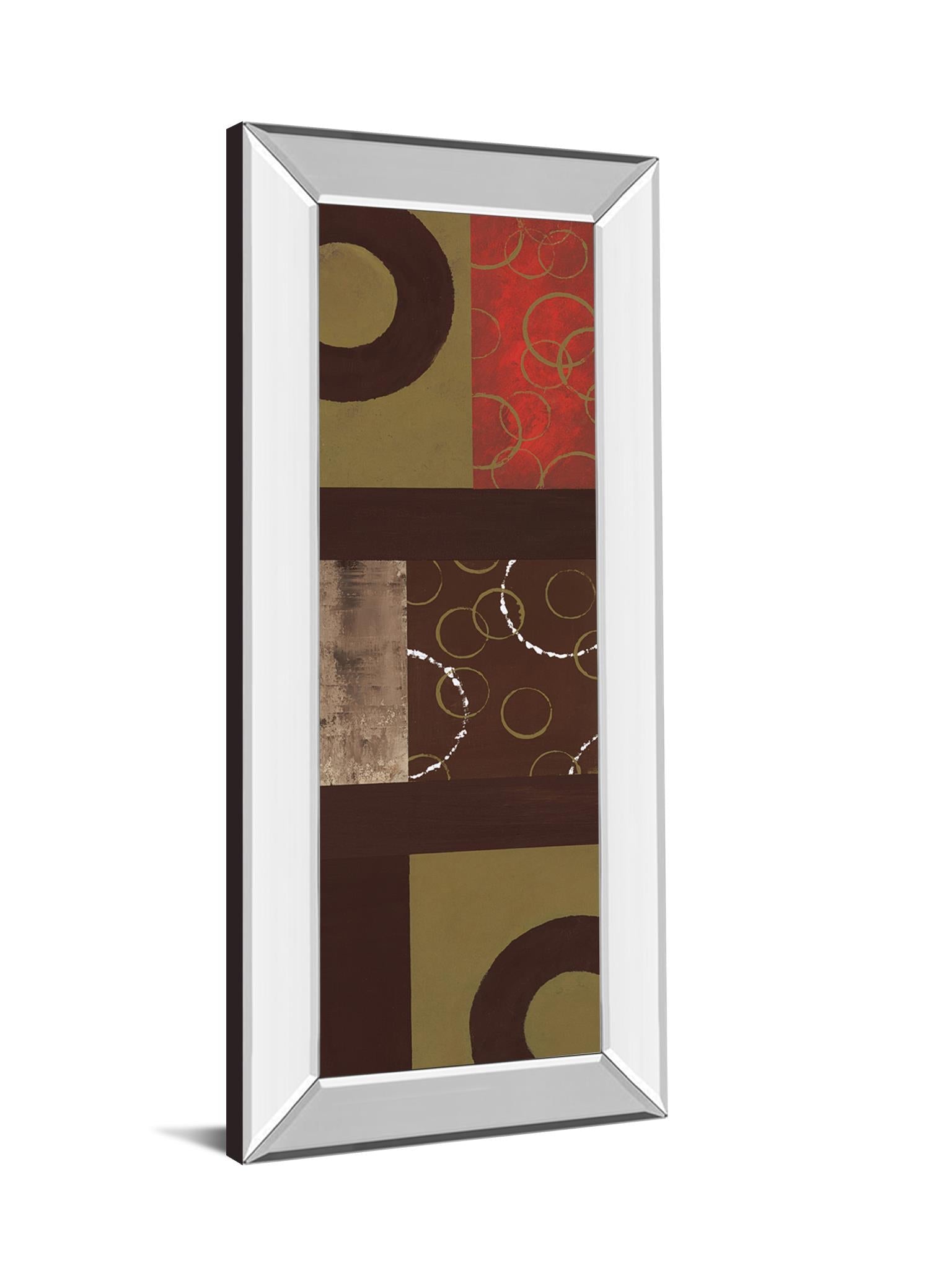 Mirrored Frame Mix N' Match Ii By Earl Kaminsky 18X42 Mirror Frame Print