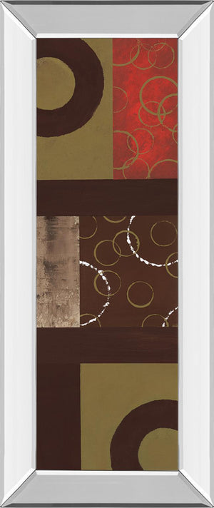 Mirrored Frame Mix N' Match I By Earl Kaminsky 18X42 Mirror Frame Print