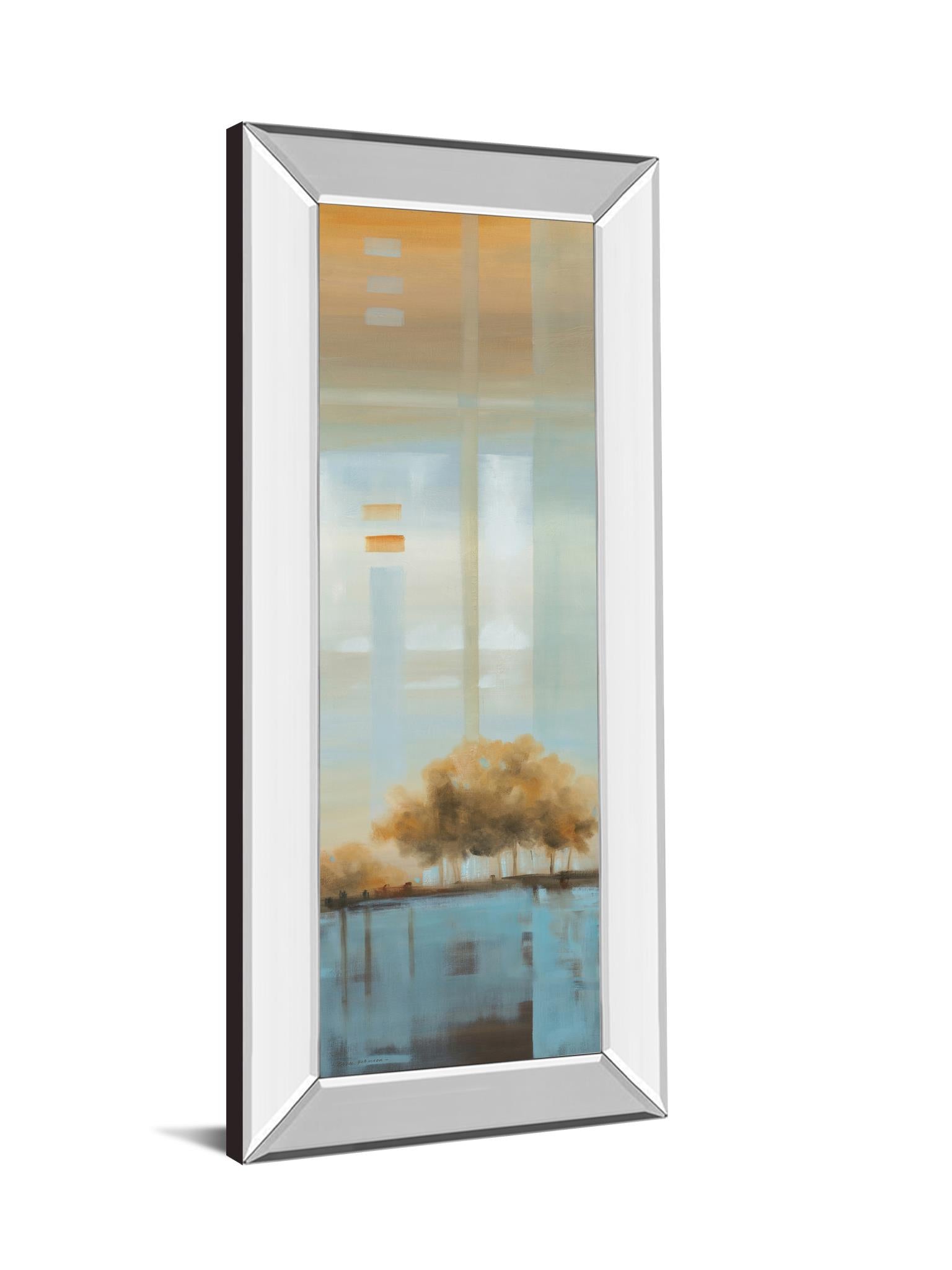 Mirrored Frame Window On The Word I By Carol Robinson 18X42 Mirror Frame Print