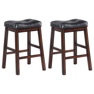 Donald Upholstered Bar Stool Cappuccino (Set of 2)