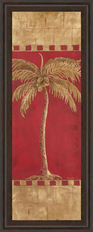 Palm Pizzazz Ii By Angela Ferrante 18X42 Framed Print