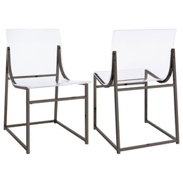 Adino Acrylic Dining Side Chair (Set of 2)