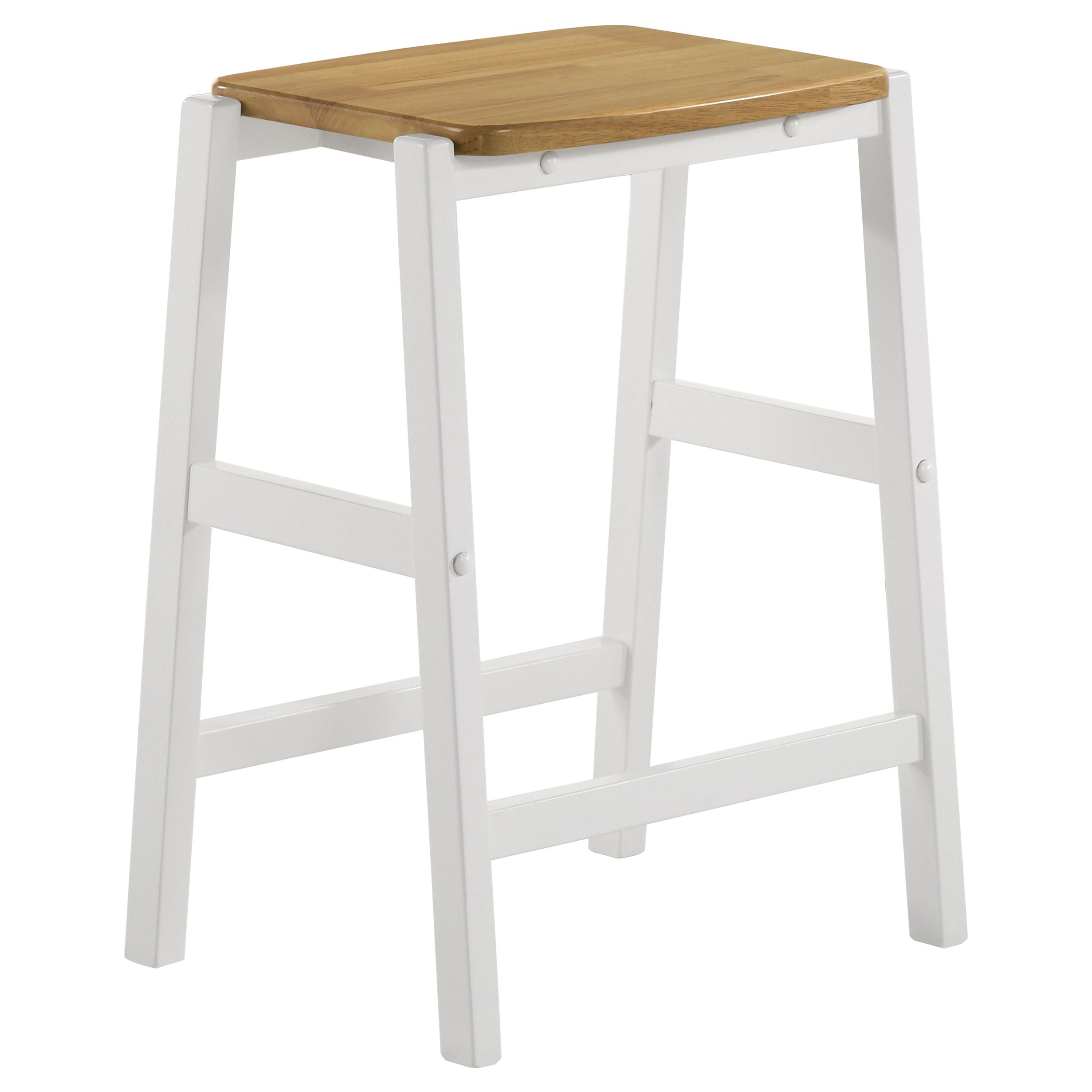 Edgeworth Kitchen Island Counter Table Set White