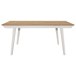Nogales Rectangular Dining Table Set Coastal Grey