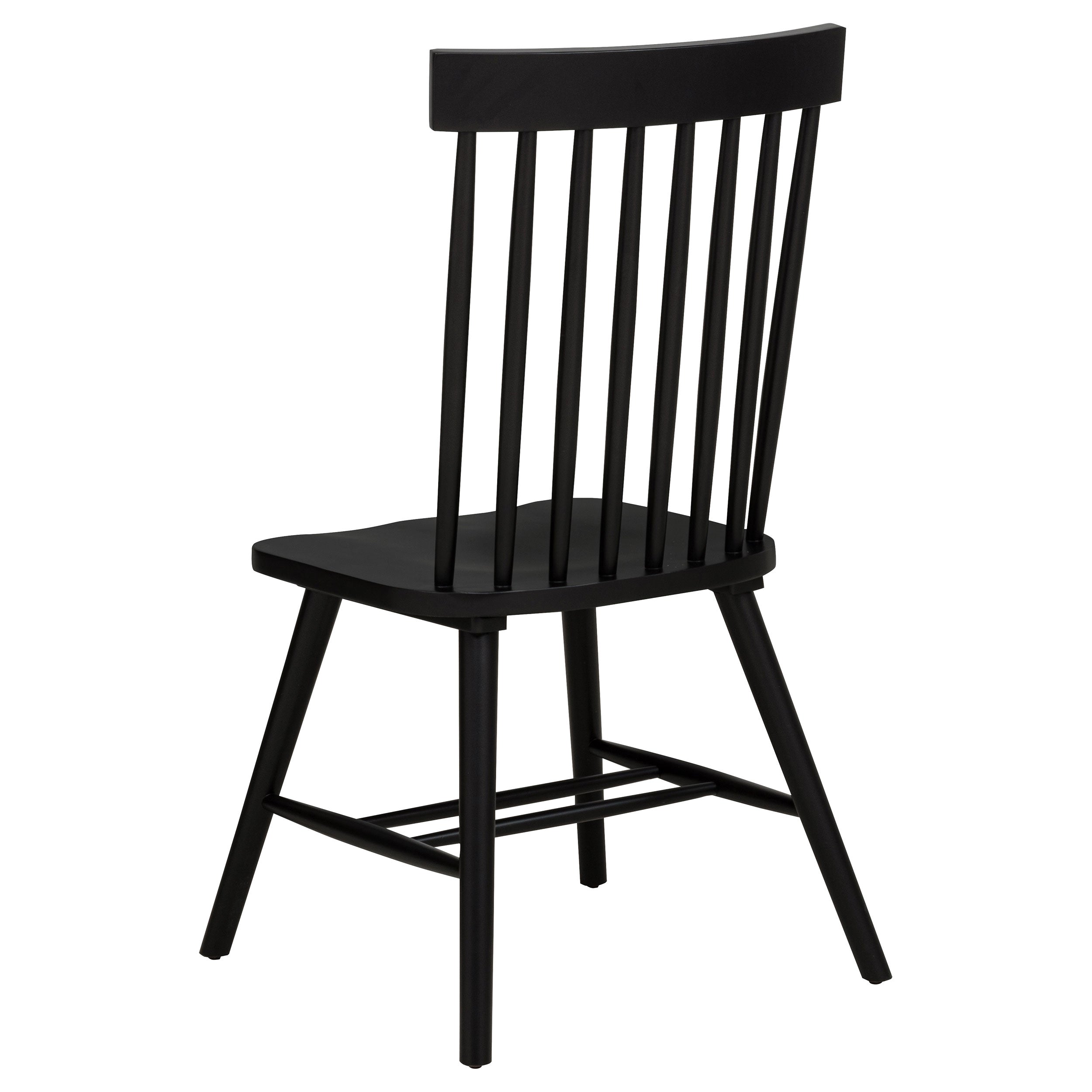 Andrews Windsor Spindle Dining Side Chair White (Set of 2)