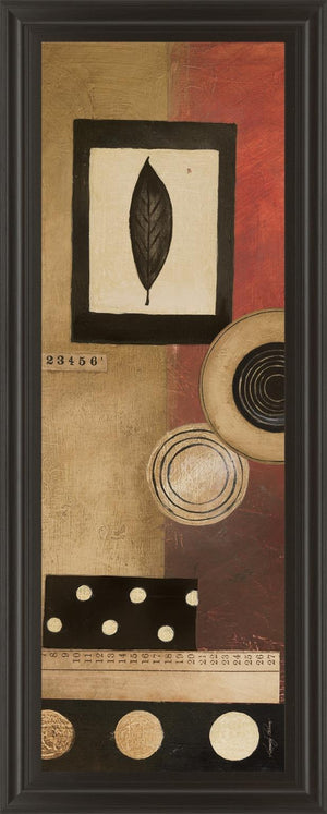 Radius Panel I By Kimberly Poloson 18X42 Framed Print