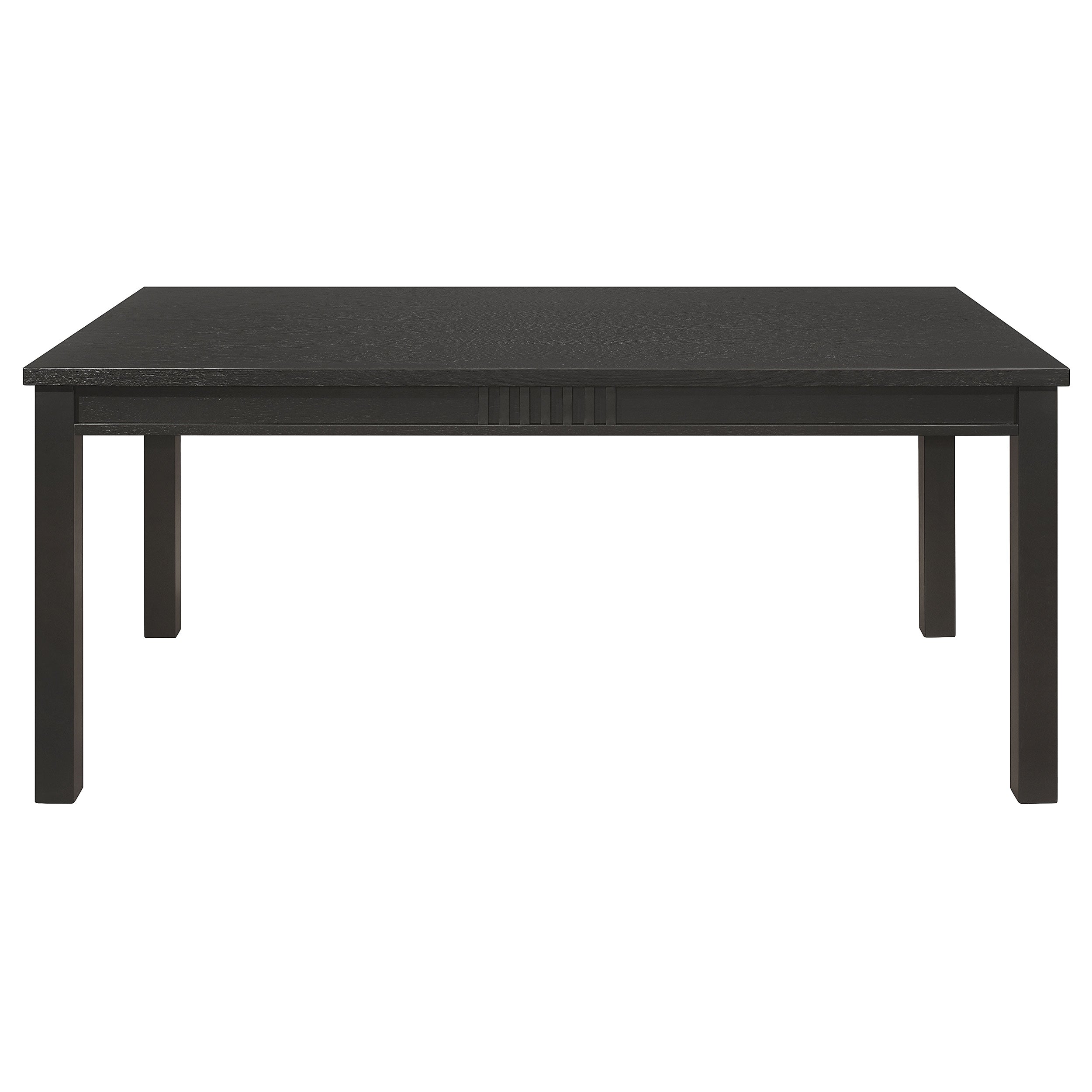 Marbrisa Rectangular Dining Table Set Matte Black