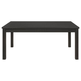 Marbrisa Rectangular Dining Table Set Matte Black