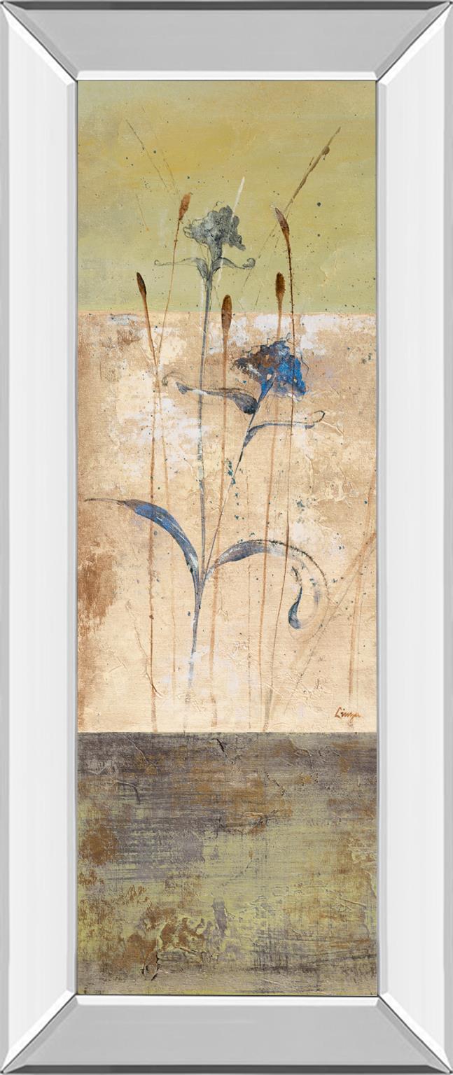 Mirrored Frame Kimono I By Loretta Linza 18X42 Mirror Frame Print