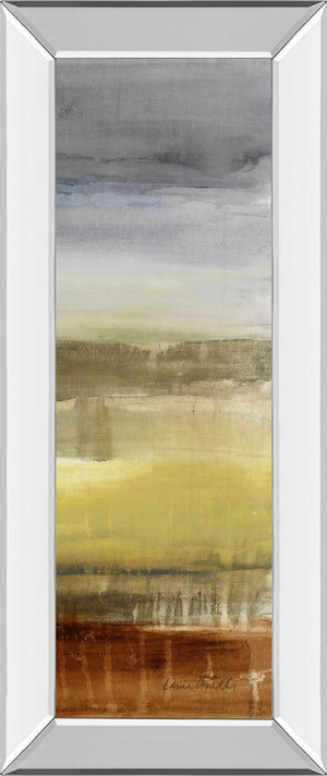 Mirrored Frame Summer Rain I By Lanie Loreth 18X42 Mirror Frame Print