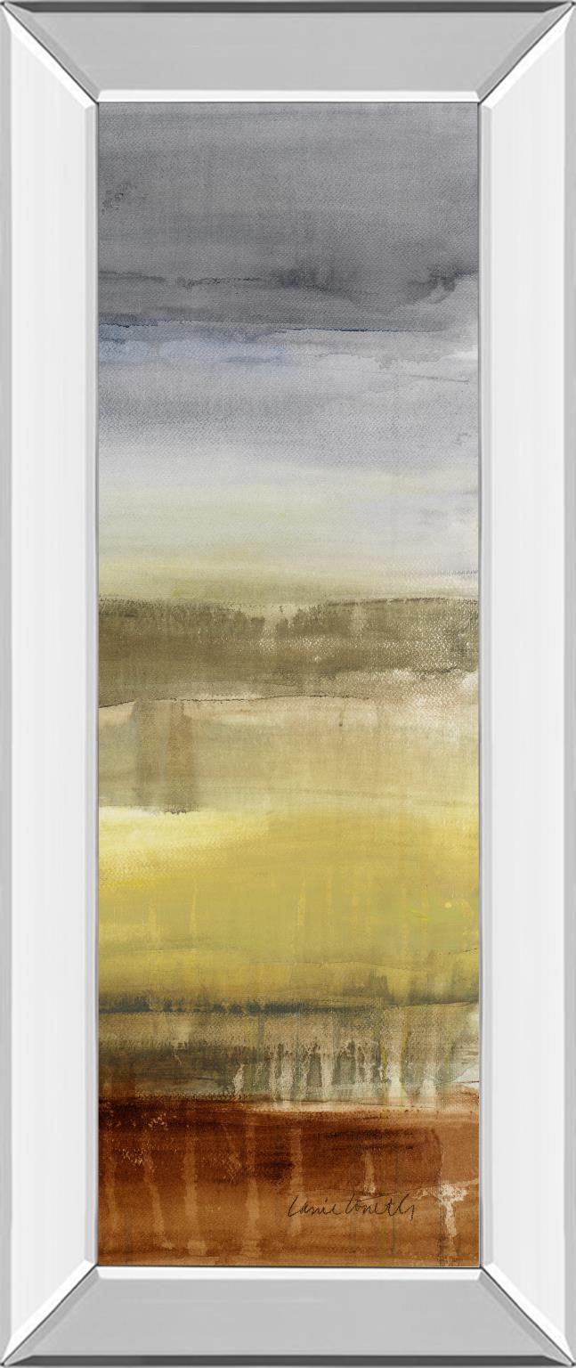 Mirrored Frame Summer Rain I By Lanie Loreth 18X42 Mirror Frame Print