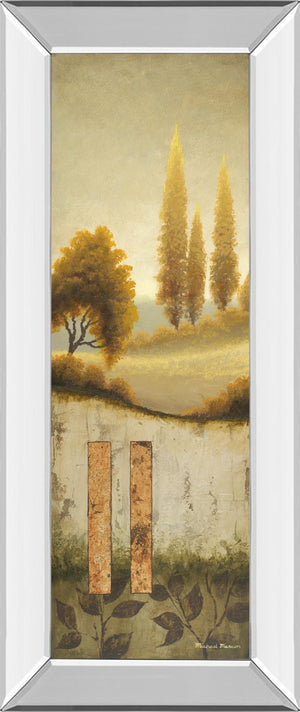 Mirrored Frame Beyond The Village By Michael Marcon 18X42 Mirror Frame Print