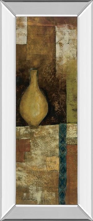 Mirrored Frame Autumn Solitude I By John Kime 18X42 Mirror Frame Print