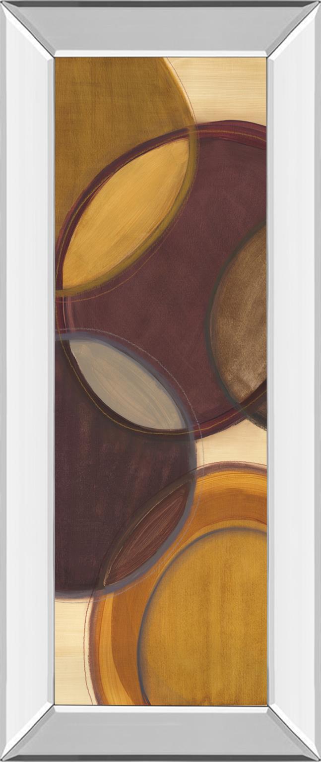 Mirrored Frame Moon Shadow Ii By Jeni Lee 18X42 Mirror Frame Print