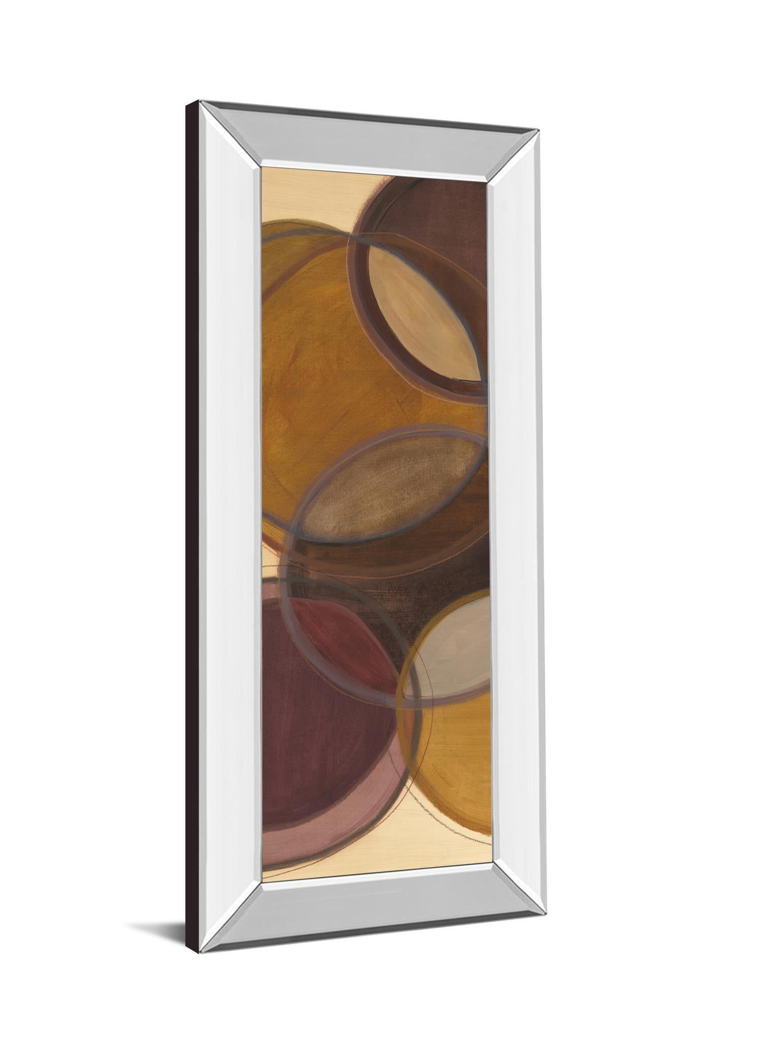 Mirrored Frame Moon Shadow I By Jeni Lee 18X42 Mirror Frame Print