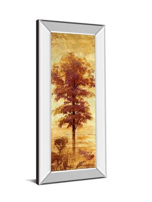 Mirrored Frame Early Autumn Chill I By Micheal Marcon 18X42 Mirror Frame Print
